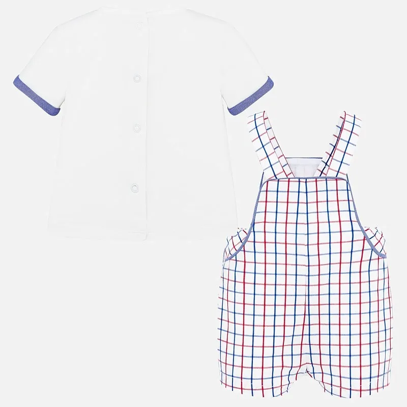 1664 Red white and blue Overalls Set