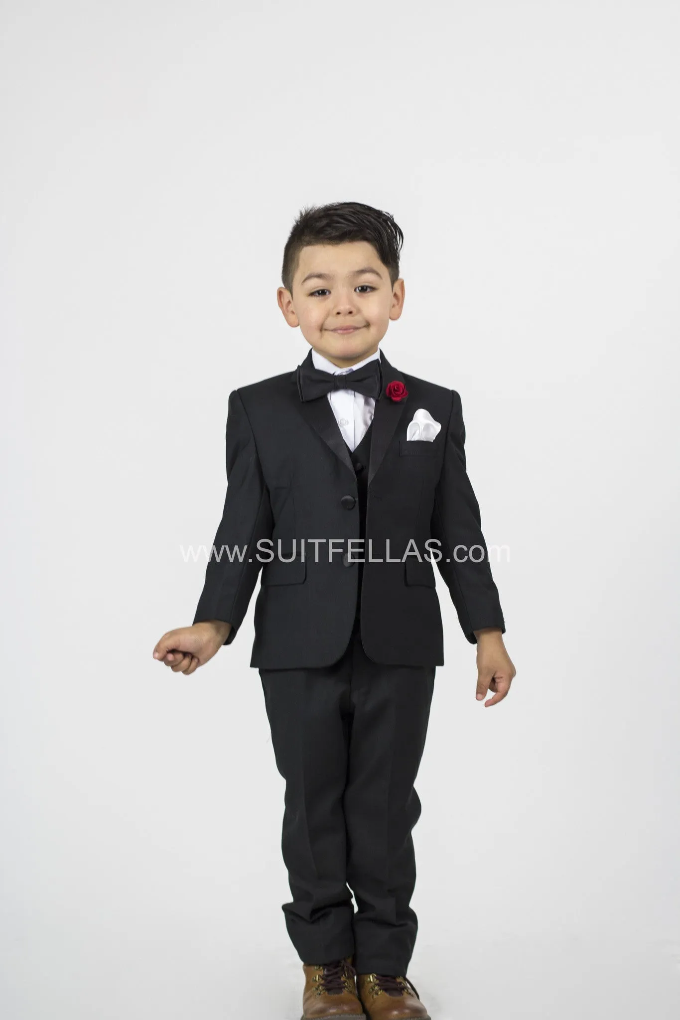 5 piece Kid's Tuxedo Black KID-Tux