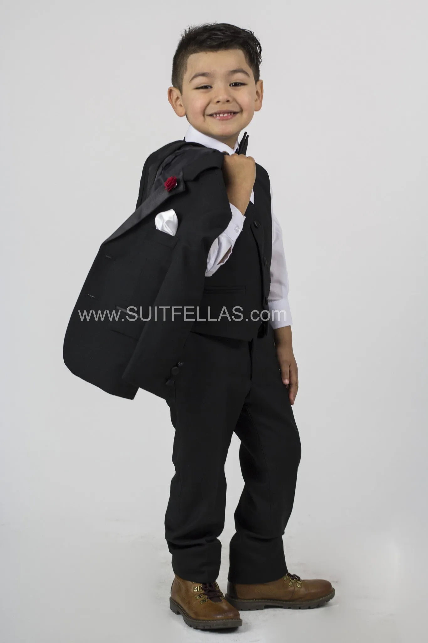 5 piece Kid's Tuxedo Black KID-Tux