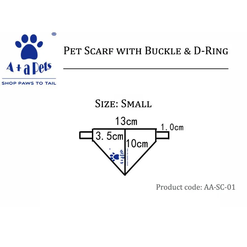 A A Pets' 2in1 Scarf Collar In Star Design