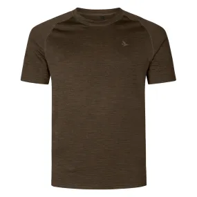 Active S/S T-Shirt - Demitasse Brown by Seeland