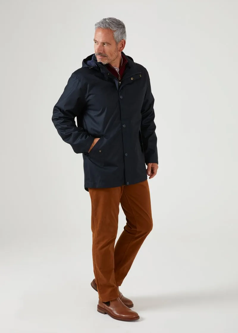 ALAN PAINE Fernley Parka - Mens Waterproof - Navy