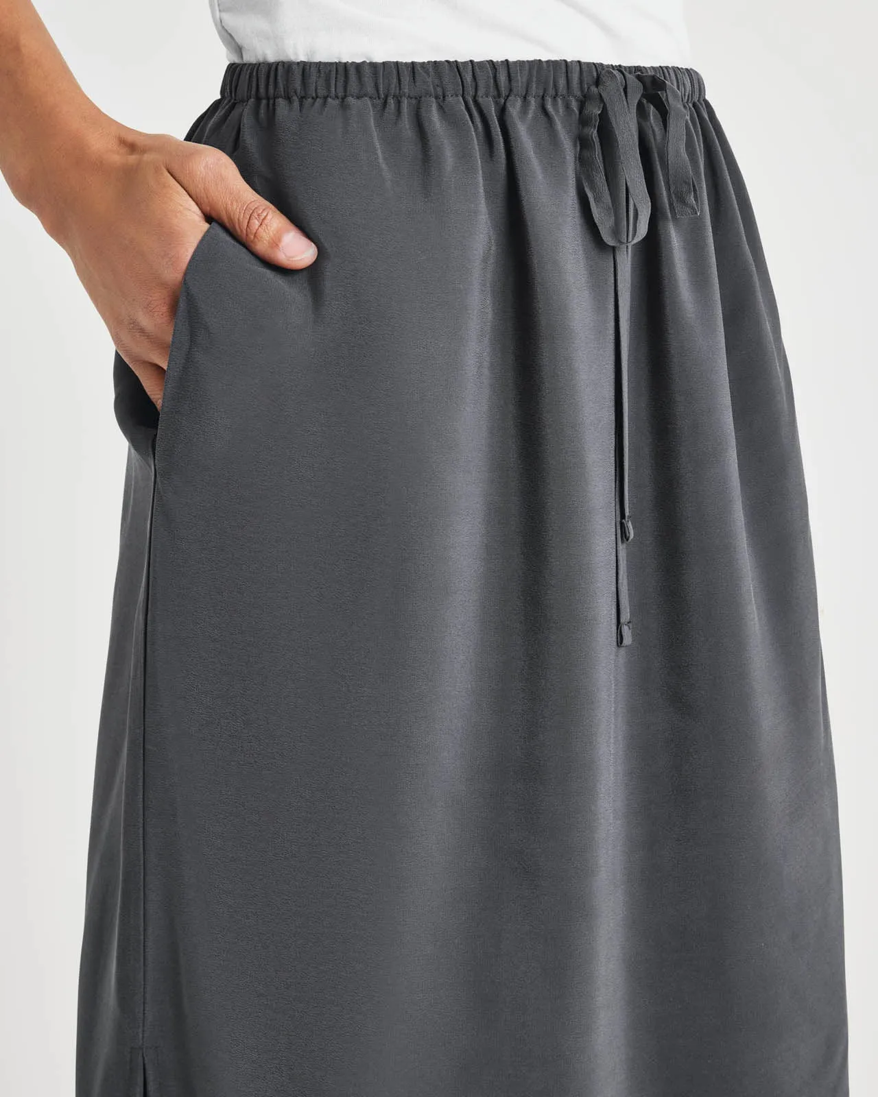 Alessandra Silk Maxi Skirt