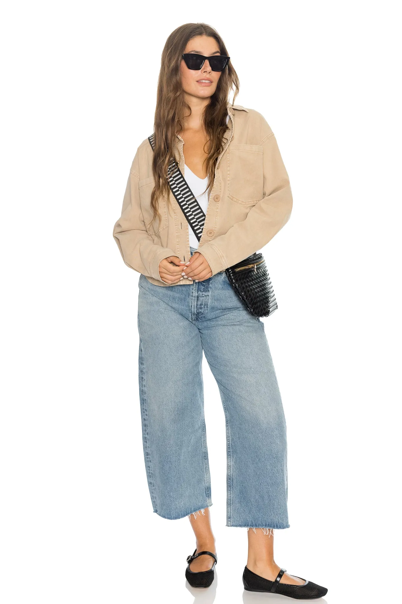 All Day Cropped Washed Jacket