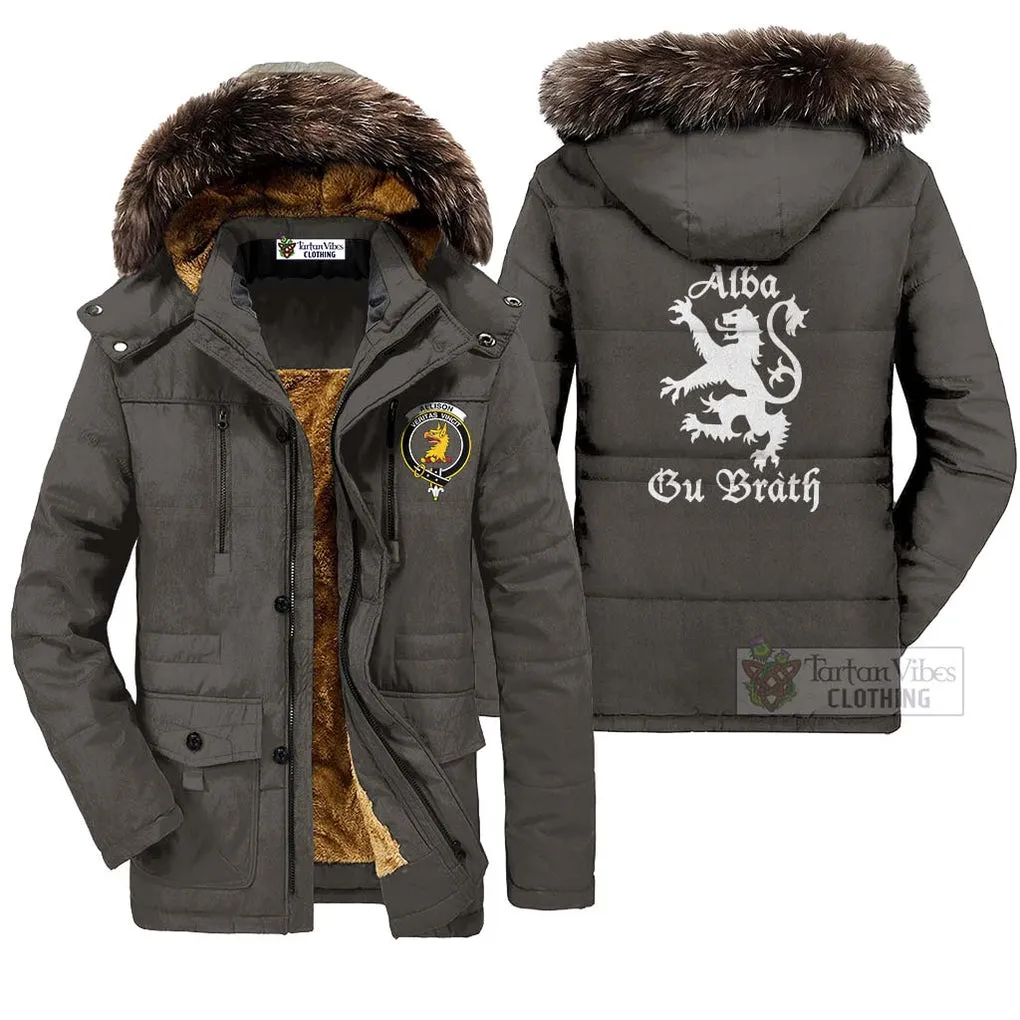 Allison Family Crest Parka Jacket Lion Rampant Alba Gu Brath Style