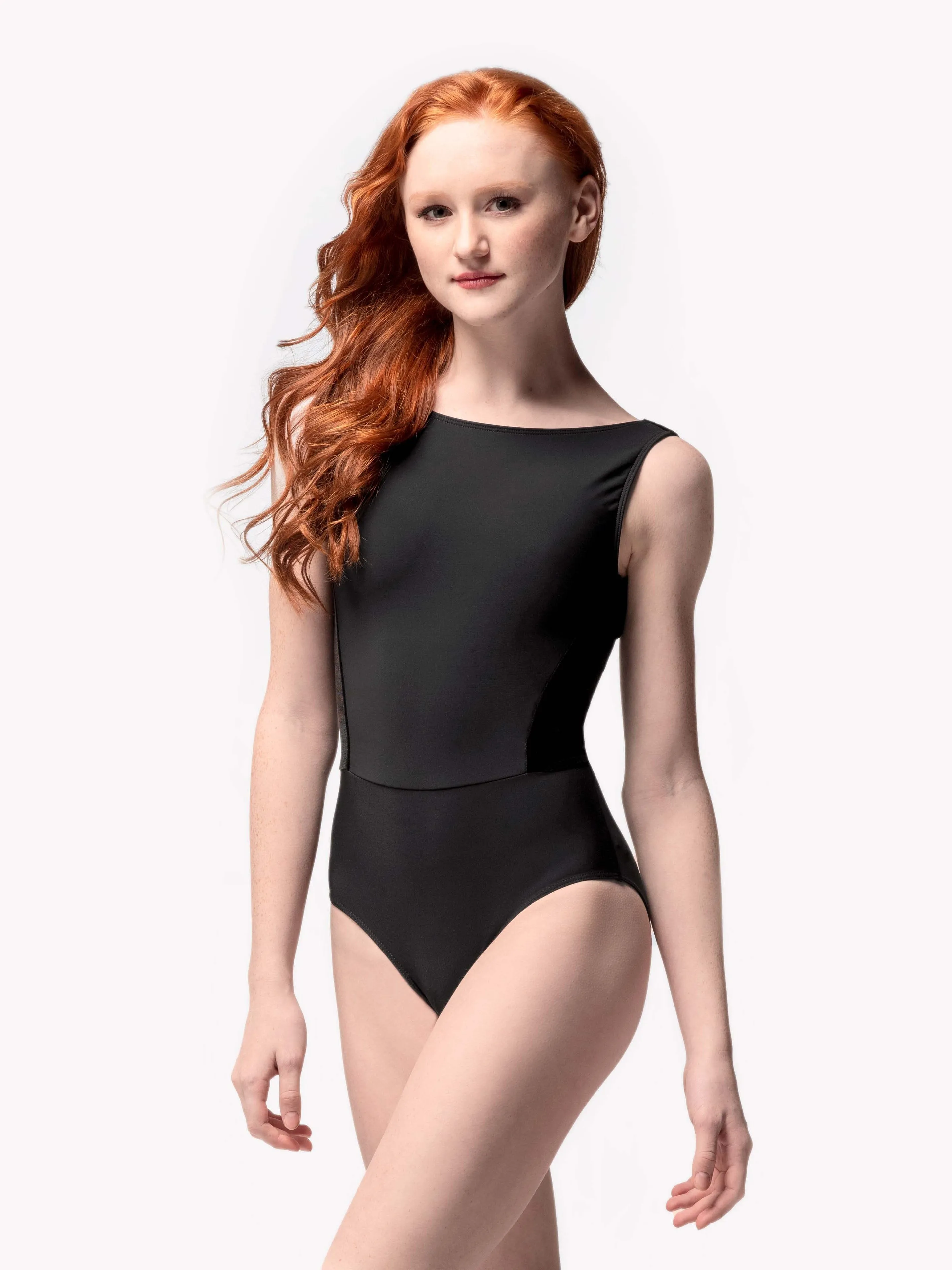 Allison Kids Black Velvet Leotard RTW