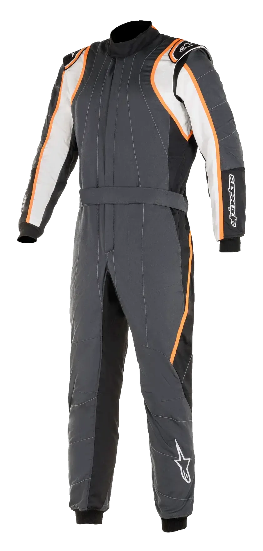 ALPINESTARS 3355020_1424_64 Auto racing suit GP Race V2 FIA Anthracite / White / Orange, Size 64