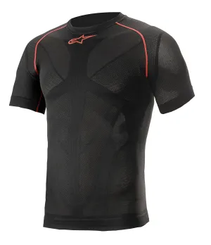 ALPINESTARS 4752721_13_M/L RIDE TECH V2 TOP Short sleeve SUMMER, black/red, Size M/L