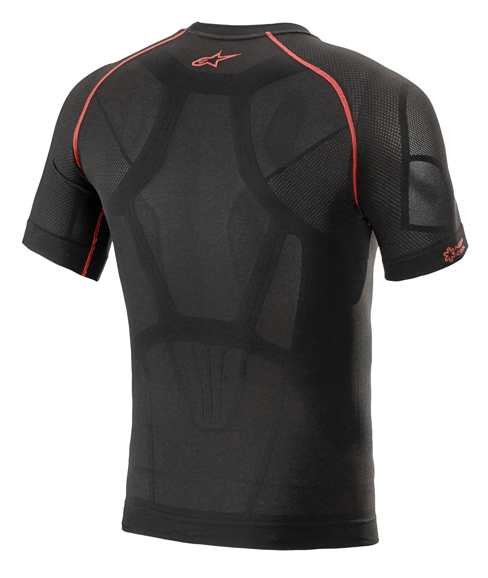 ALPINESTARS 4752721_13_XL/2XL RIDE TECH V2 TOP Short sleeve SUMMER, black/red, Size XL/2XL