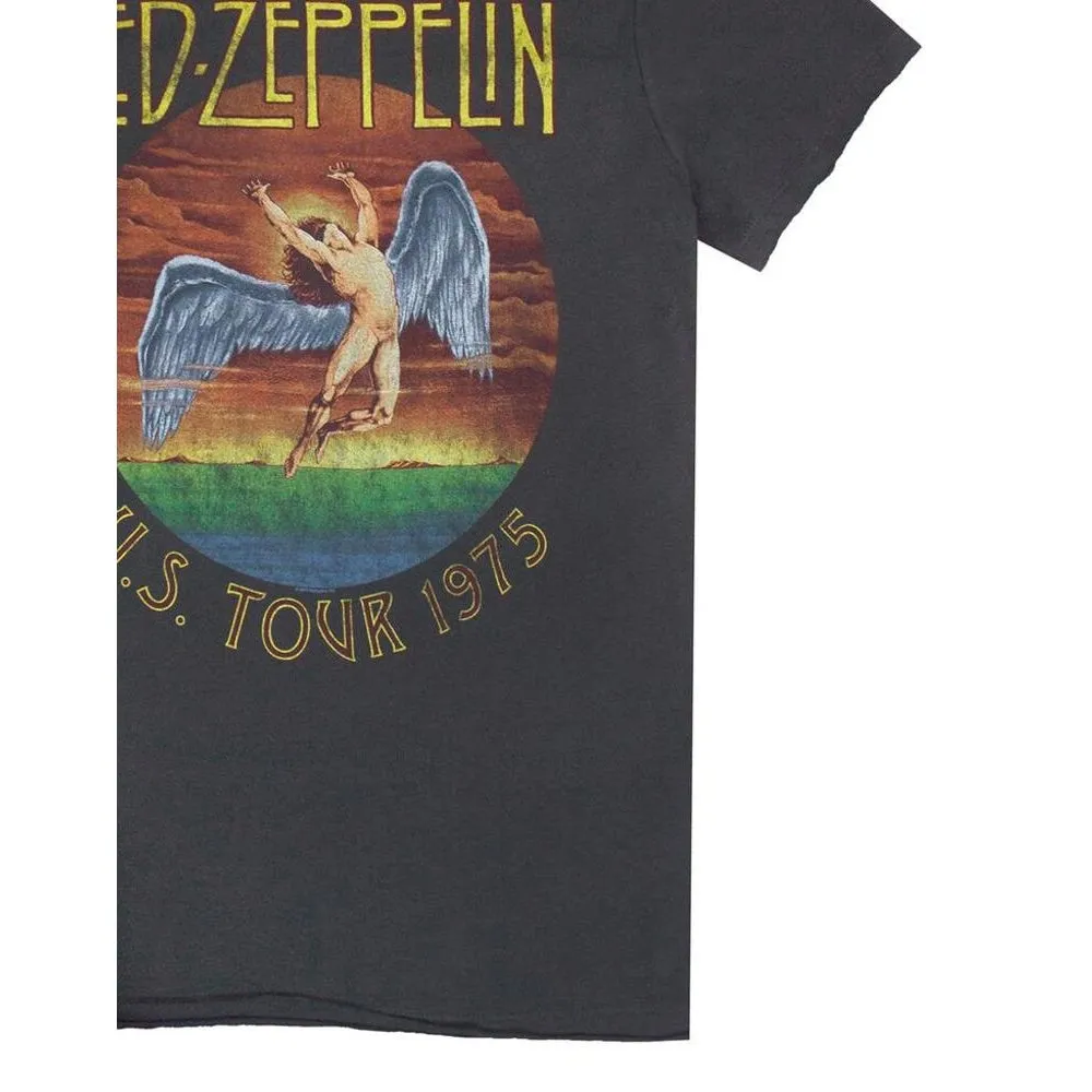 Amplified Mens Led Zeppelin Tour 75 T-Shirt