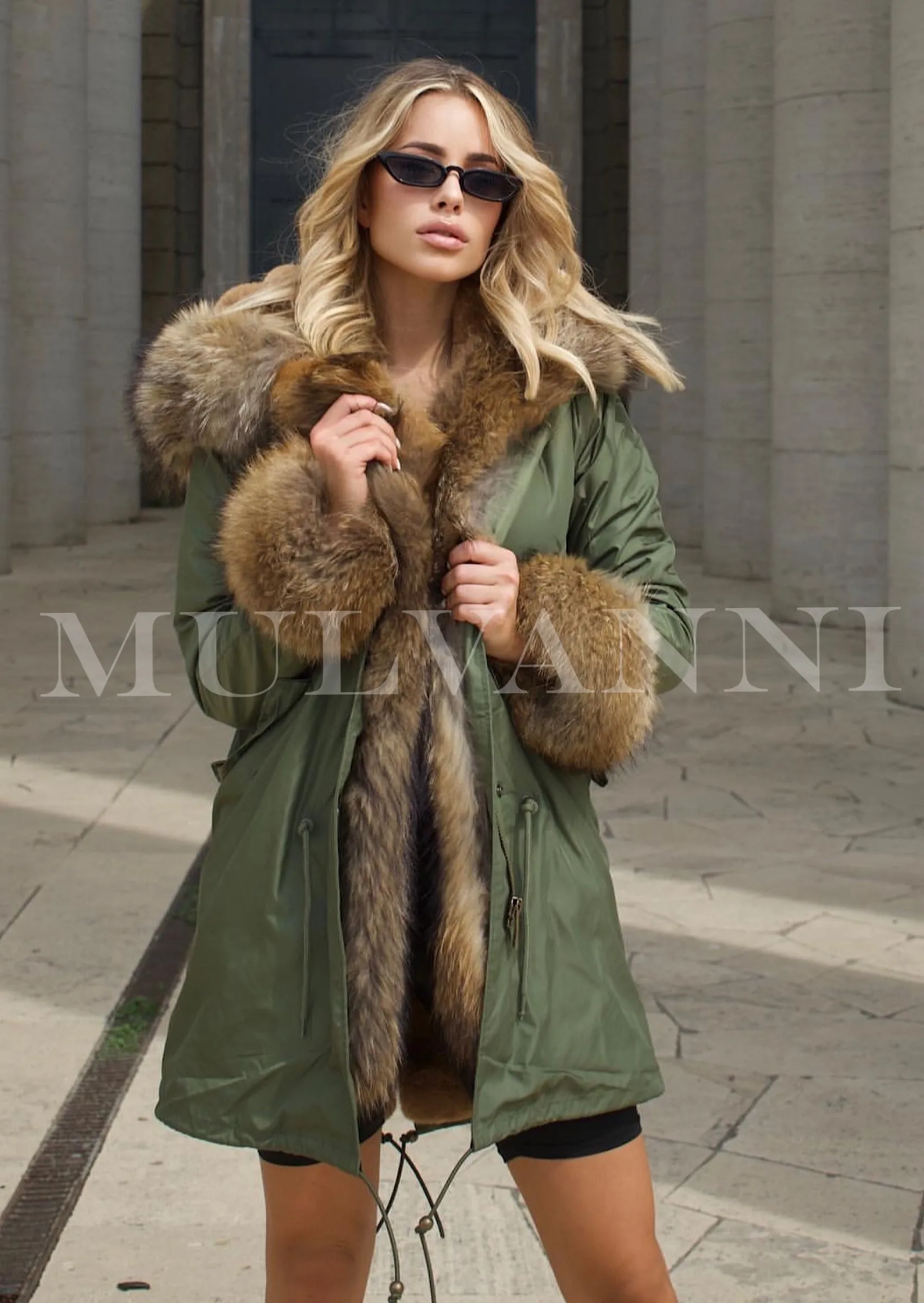 ANISA Red Fox Fur Lined Parka