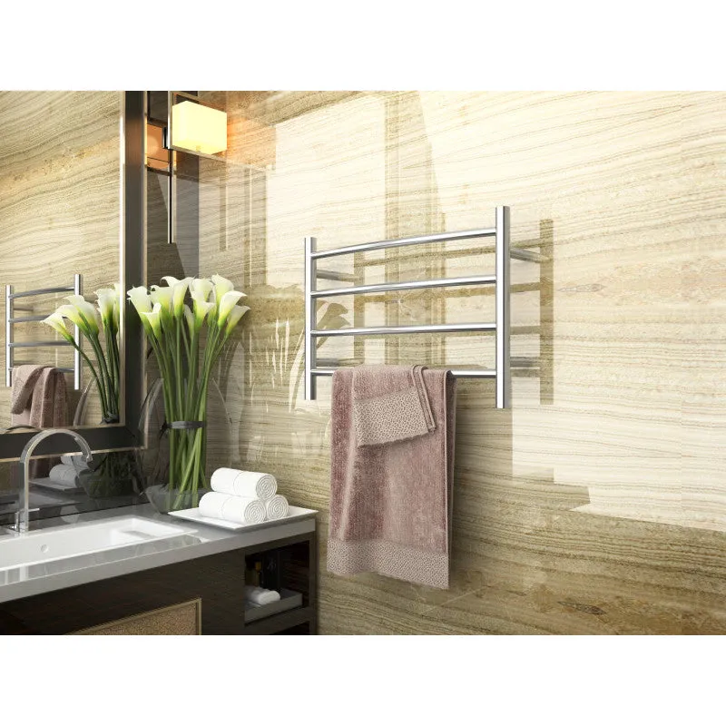 ANZZI Glow 4-Bar Stainless Steel Wall Mounted Towel Warmer