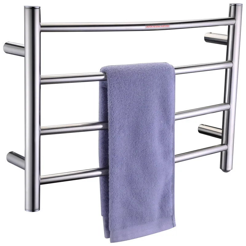 ANZZI Glow 4-Bar Stainless Steel Wall Mounted Towel Warmer