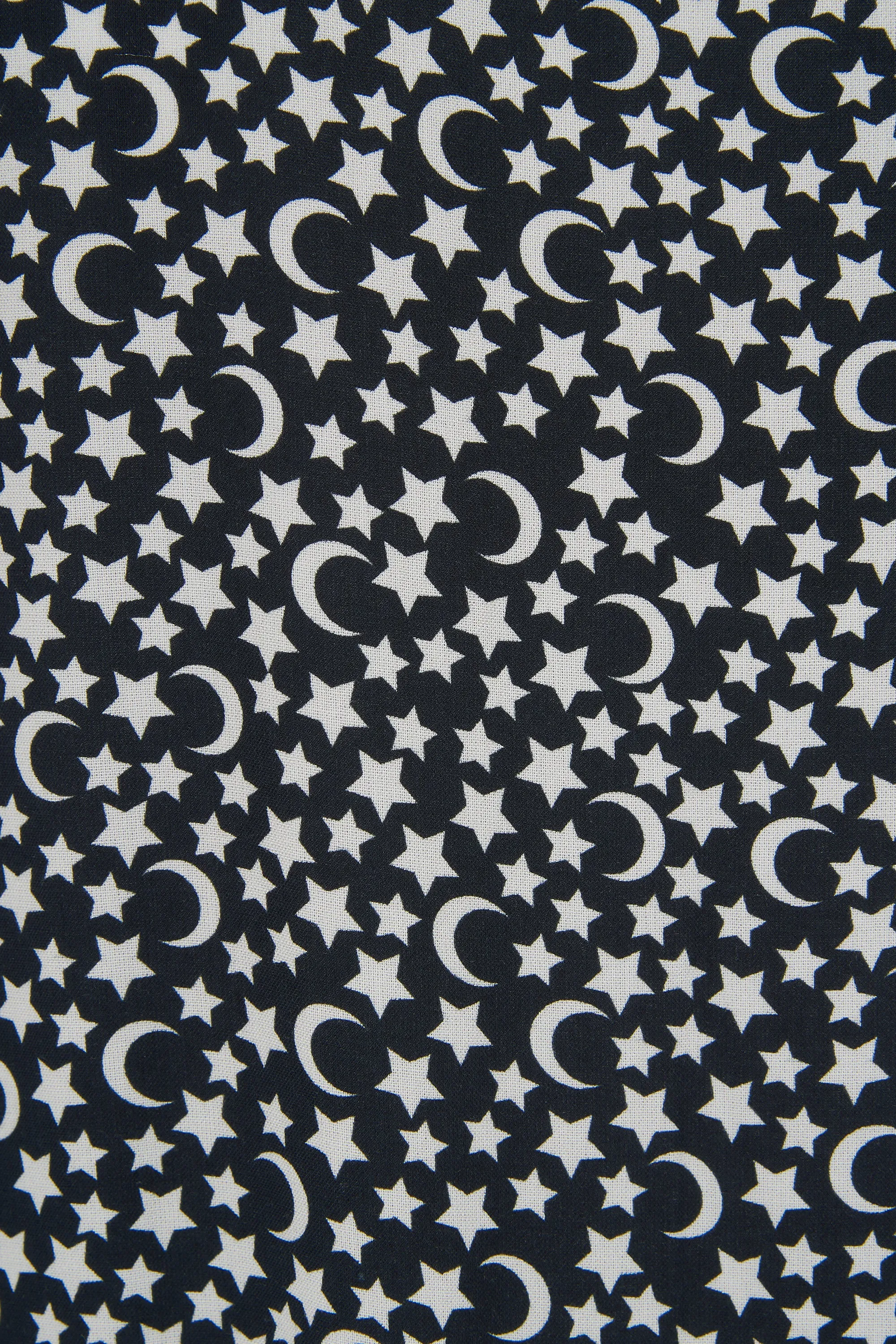 Astra Smock Dress | Monochrome Moon & Stars