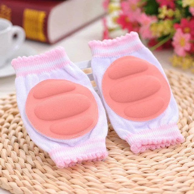 Baby Leg Warmers Pads Cotton Baby Greave Safety Crawling Elbow Cushion Toddlers Knee Protector Baby knee Pads Kids