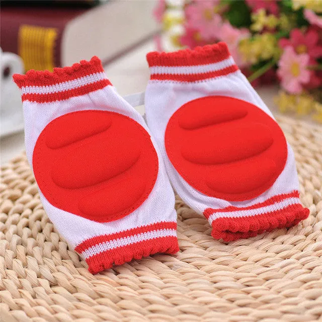 Baby Leg Warmers Pads Cotton Baby Greave Safety Crawling Elbow Cushion Toddlers Knee Protector Baby knee Pads Kids