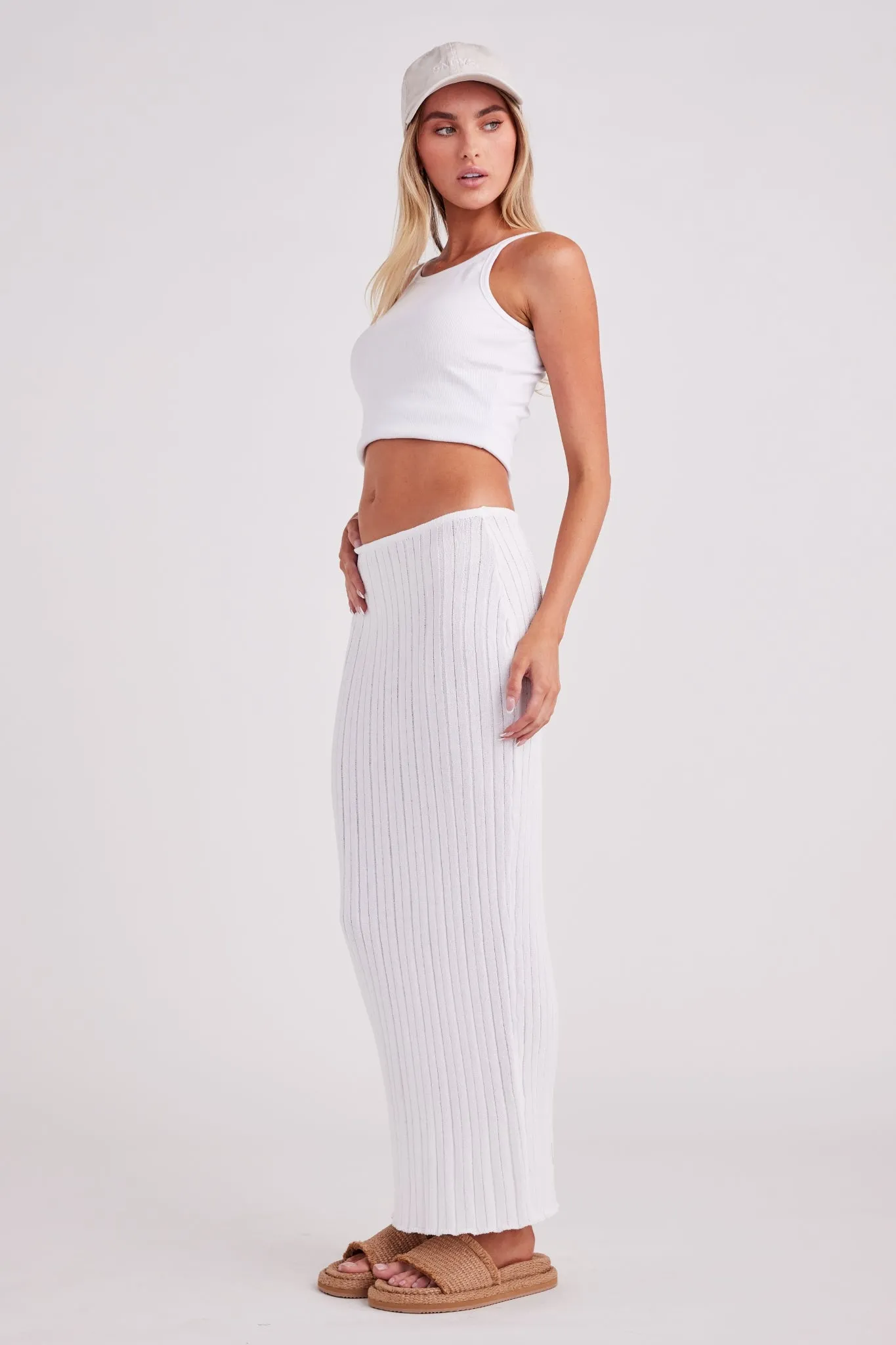 BAHA RIBBED SKIRT