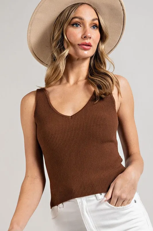 Basic Language Brown Top