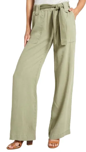 Bella Dahl Wide Leg Belted Cargo Pants Dusk