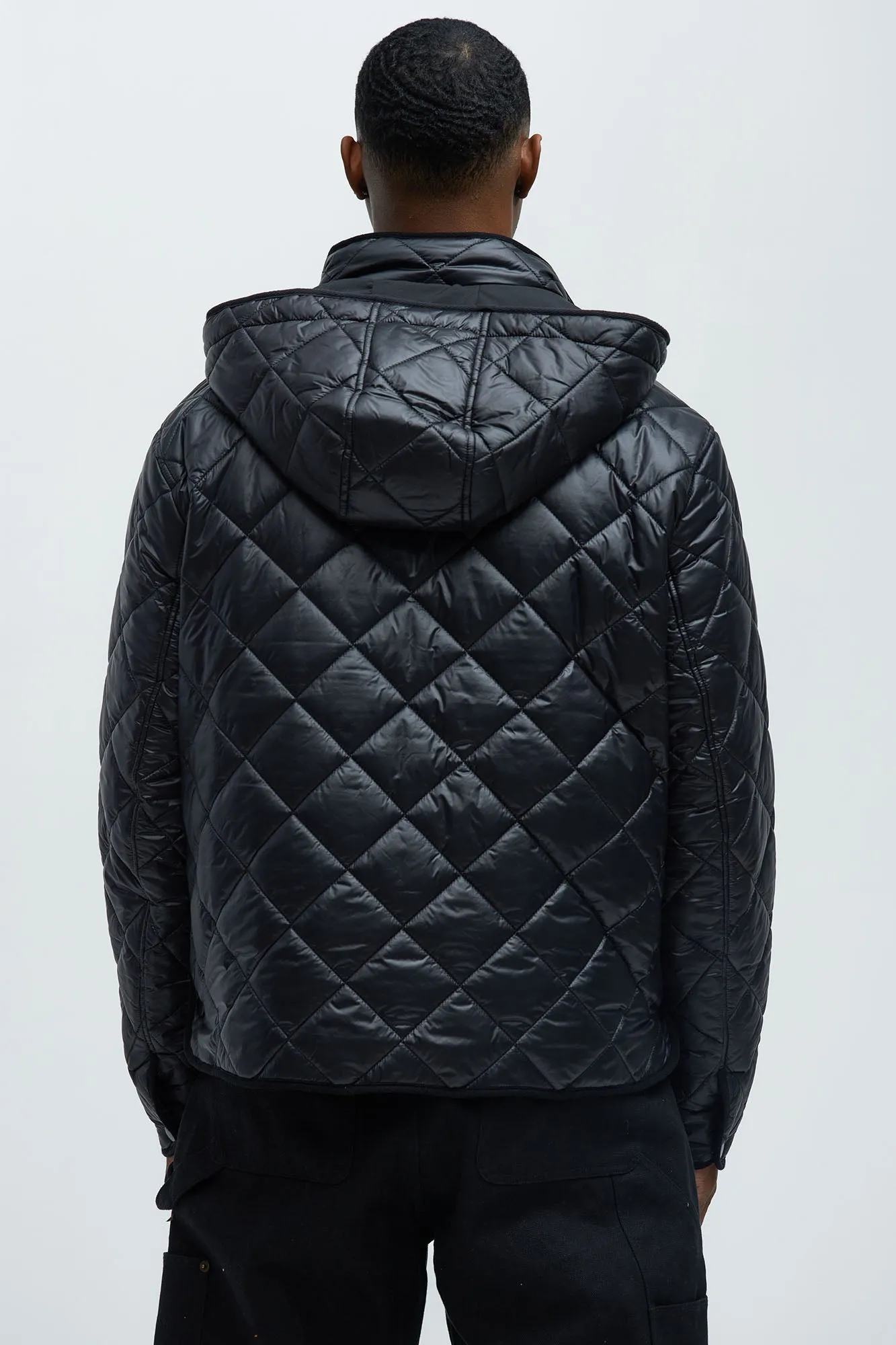 Better By Myself Quilted Jacket - Black