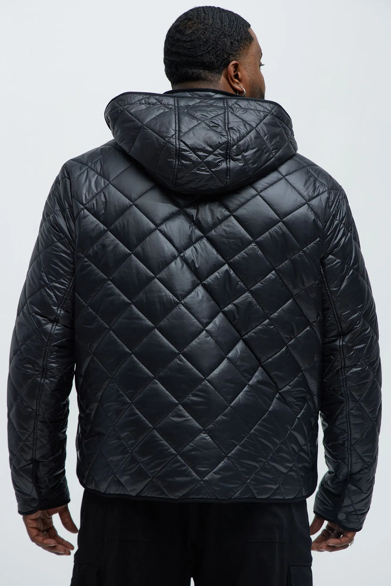 Better By Myself Quilted Jacket - Black