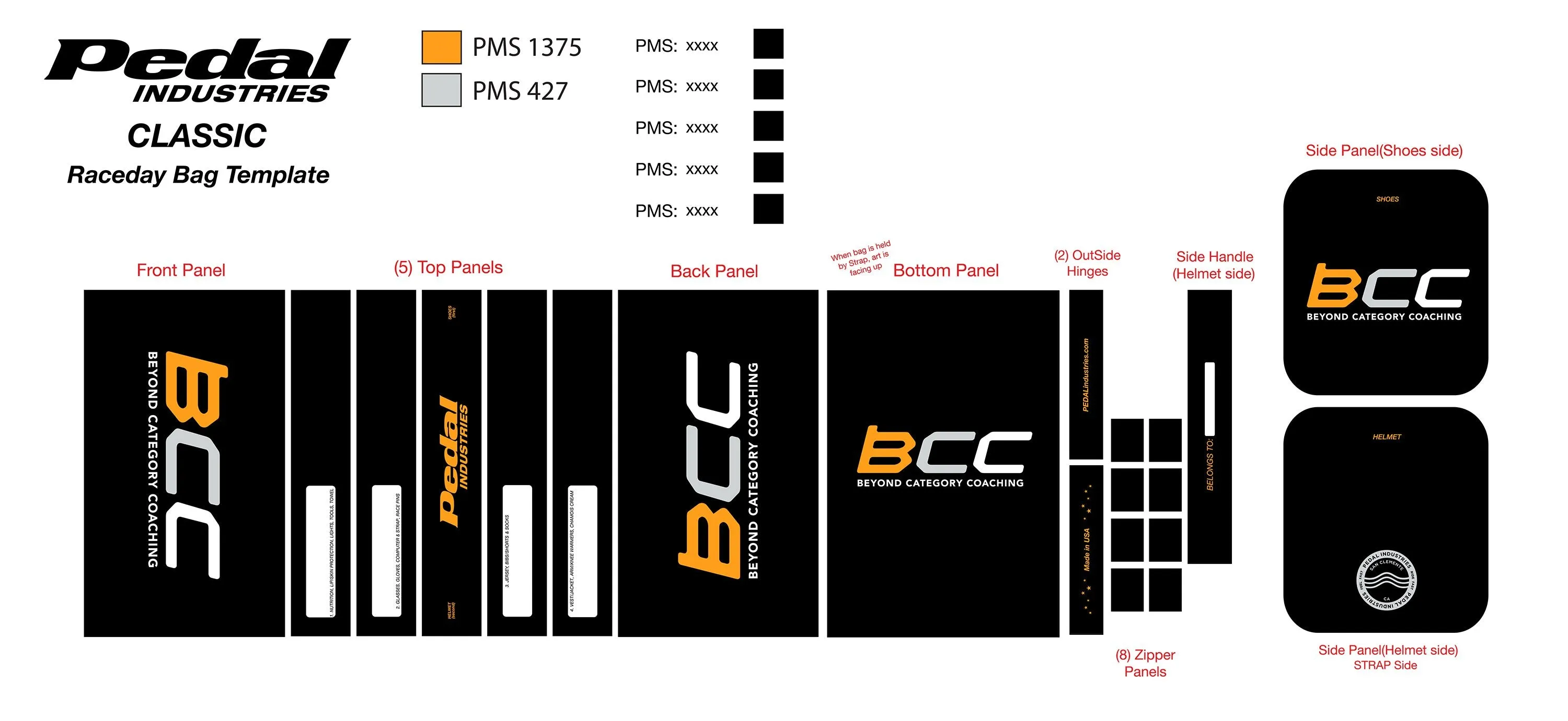 Beyond Category Coaching 06-2019 RACEDAY BAG