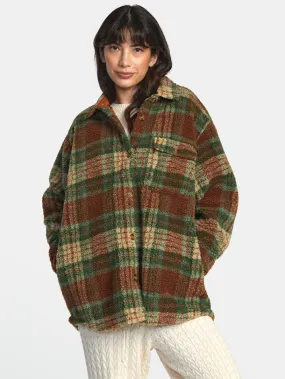 Birdie Shacket Flannel Jacket