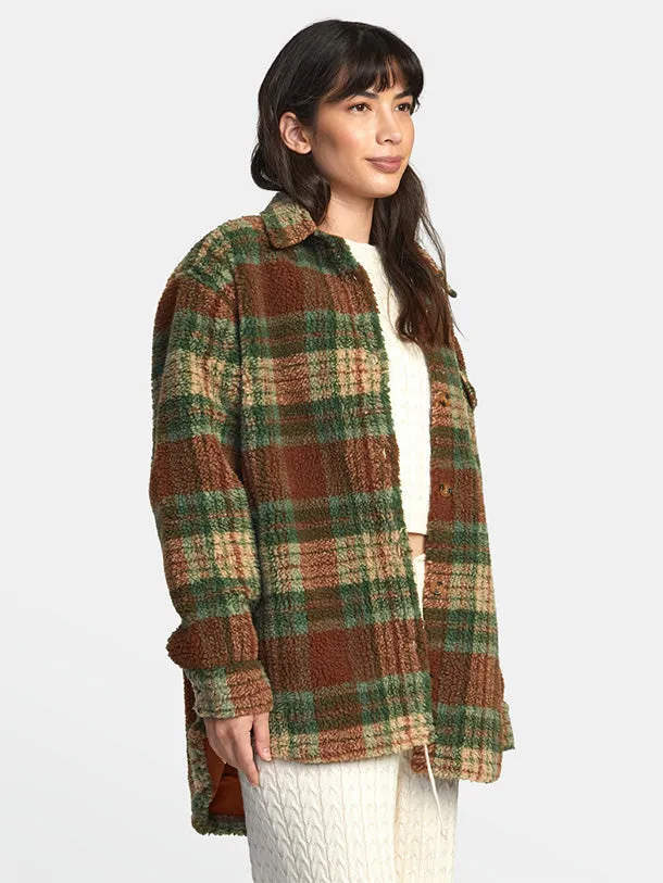 Birdie Shacket Flannel Jacket