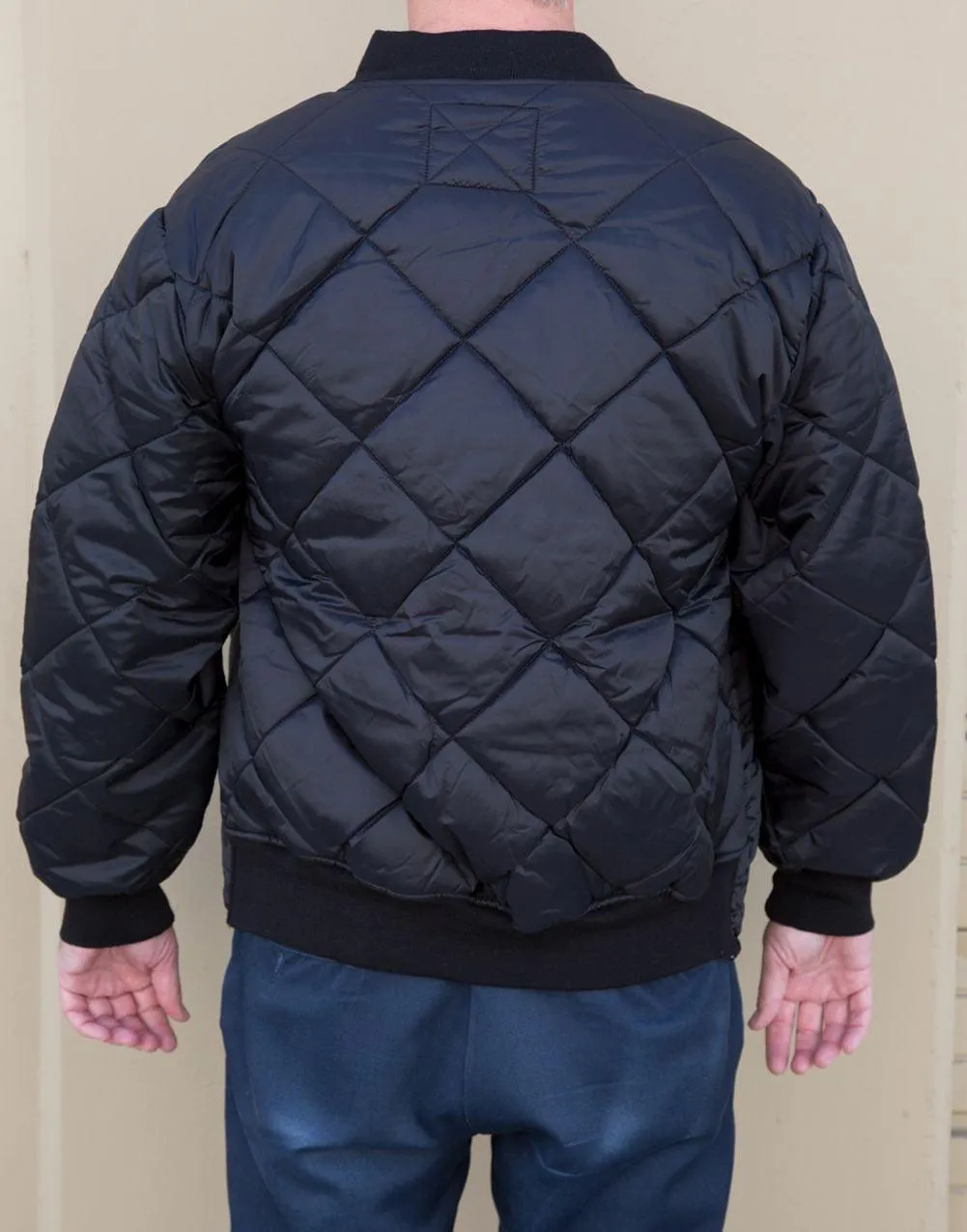 Black Market Diamond Quilted Nylon Jacket Lined Jacket