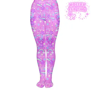 Bubbles Rainbow Land Stars Tights [Made To Order]