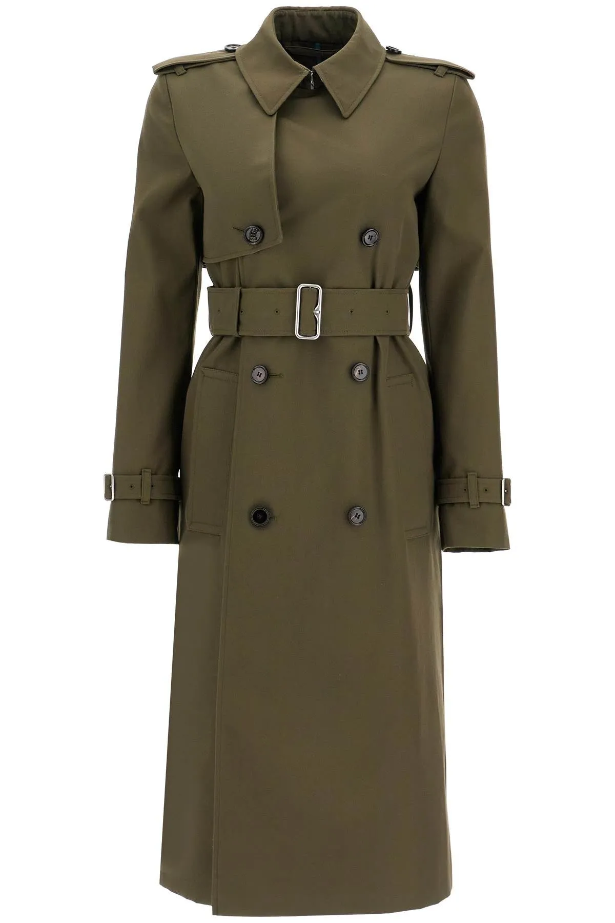 Burberry Double-Breasted Trench Coat With