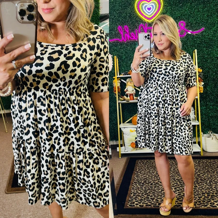 Buttery Soft Leopard Dress