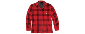 Carhartt Men's Relaxed Fit Flannel Sherpa-Lined Shirt Jacket