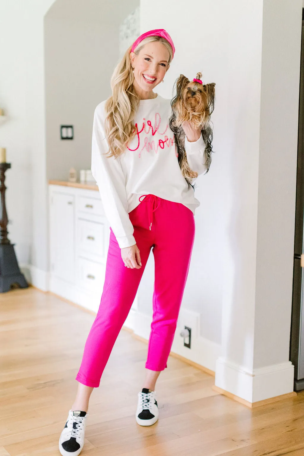 Carson LUX Pants | Pink