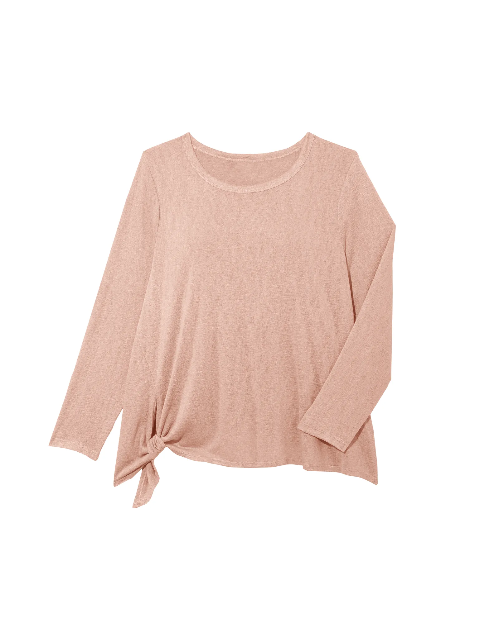 Charmaine Side Tie Tee | Pink