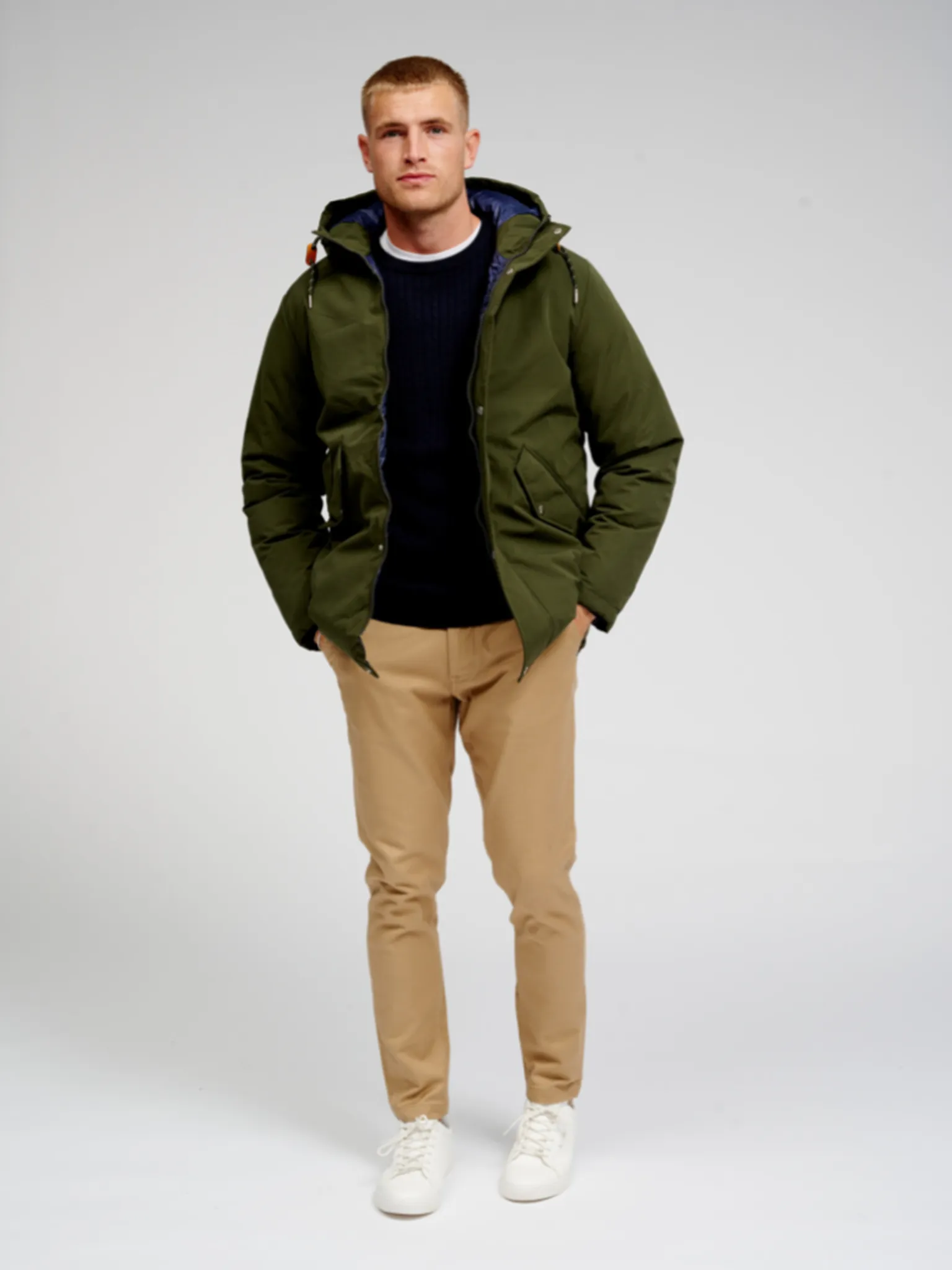 Classic Parka Jacket - Dark Green