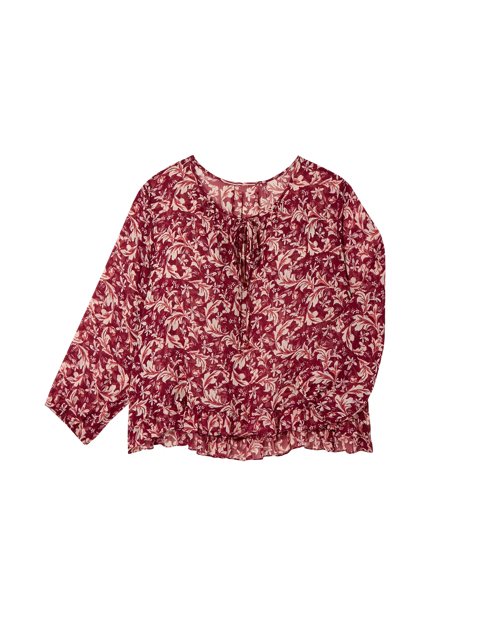 Classon Blouse | Burgundy