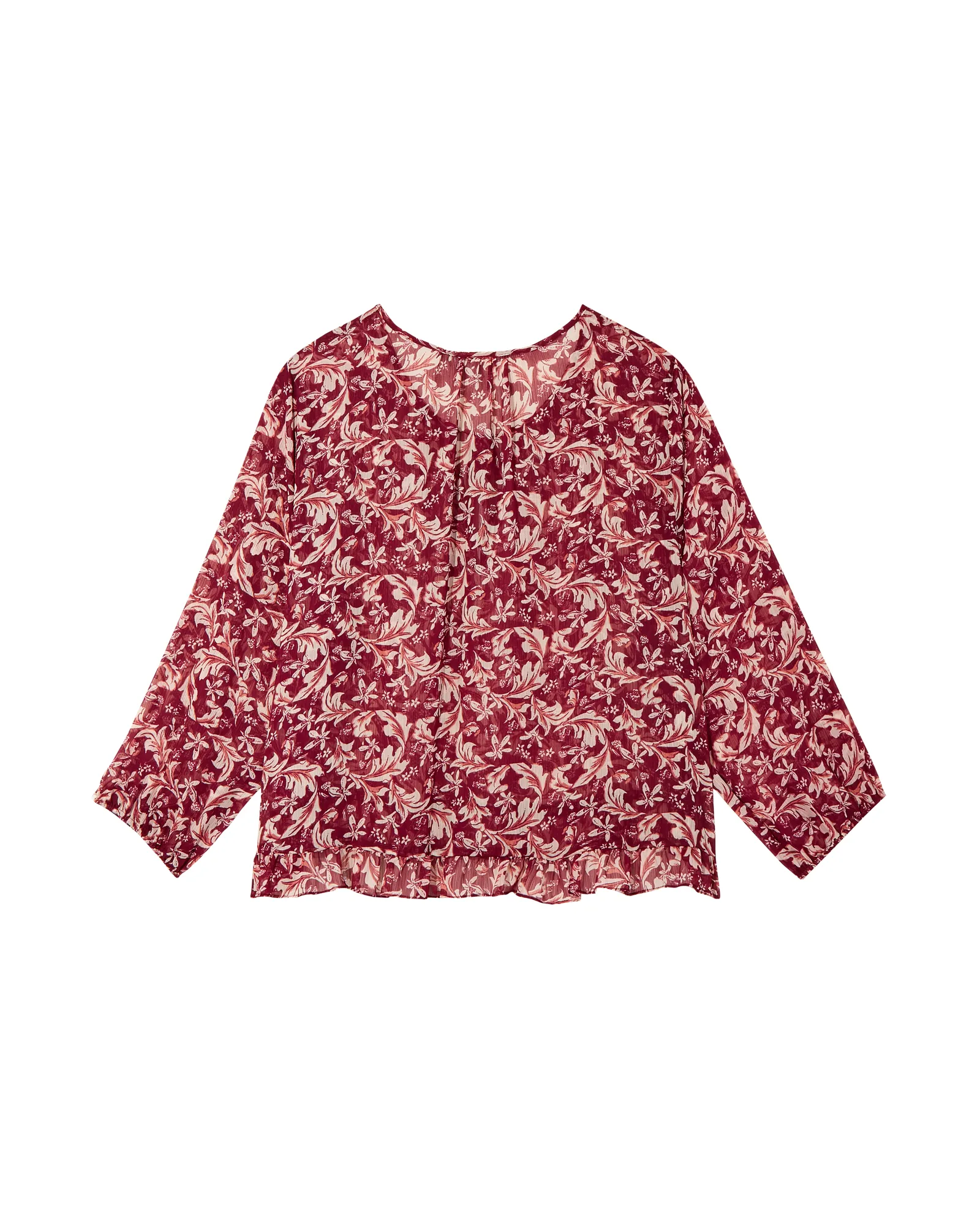 Classon Blouse | Burgundy