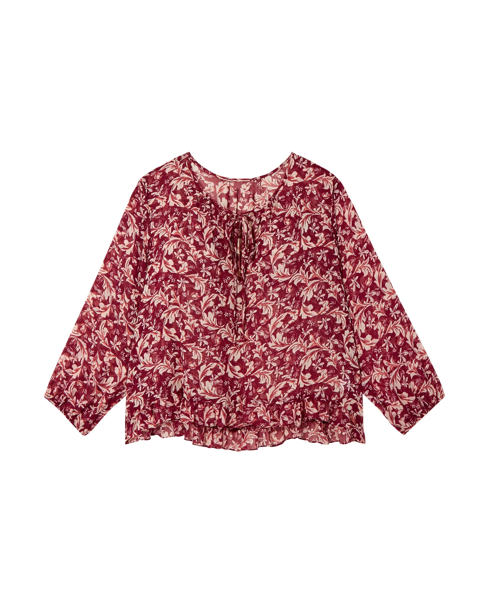 Classon Blouse | Burgundy