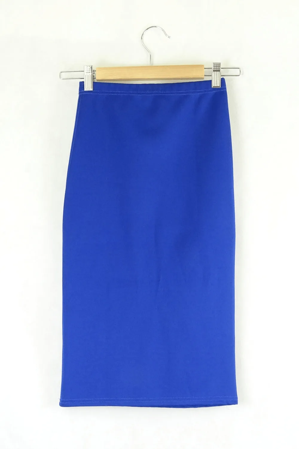 Club L Cropped Top Blue Matching Skirt Blue 4