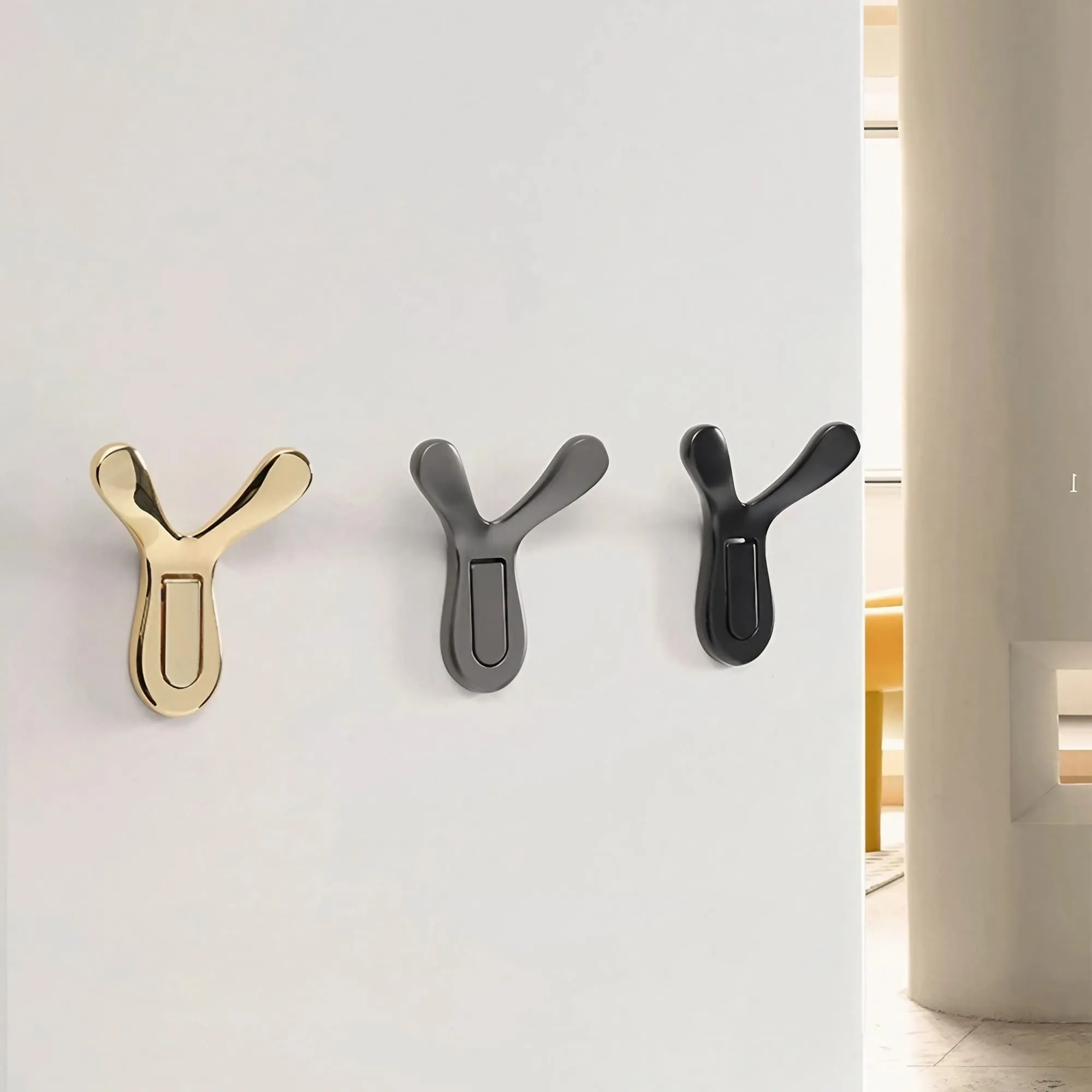 Colorful Double Coat Hook For Wall