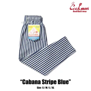 Cookman Chef Pants - Cabana Stripe : Blue