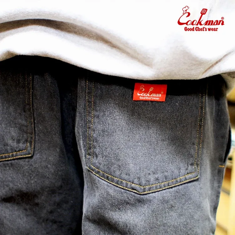 Cookman Chef Pants - Denim : Light Black