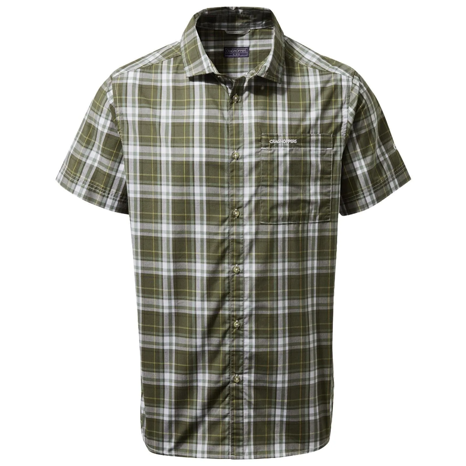 Craghoppers Mens Vernon Summer Check Short Sleeve Shirt