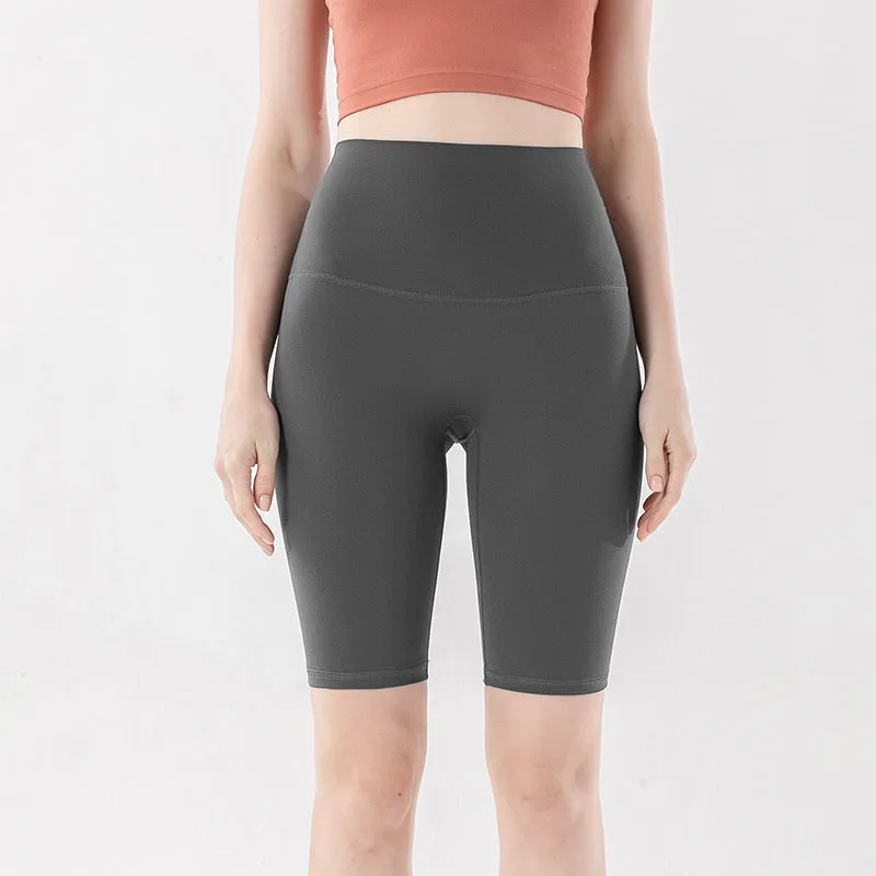 Cycling Yoga Pants Women's Summer Quick dry Hip Lift Fitness Pants High-waisted Breathable Yoga Five Point Sports Shorts