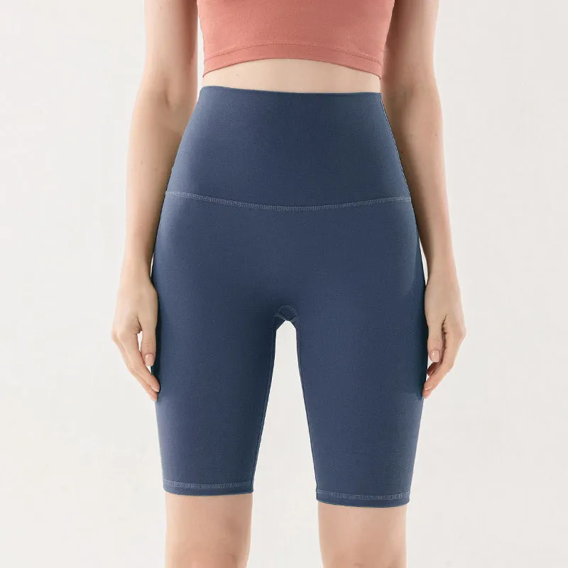 Cycling Yoga Pants Women's Summer Quick dry Hip Lift Fitness Pants High-waisted Breathable Yoga Five Point Sports Shorts