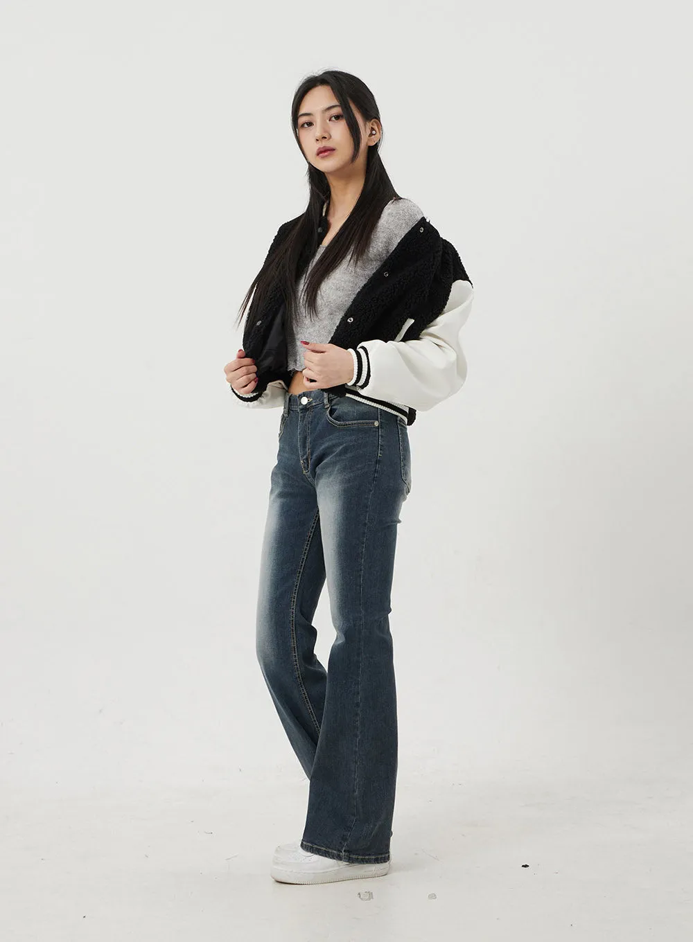 Dark Wash Bootcut Jeans BJ317