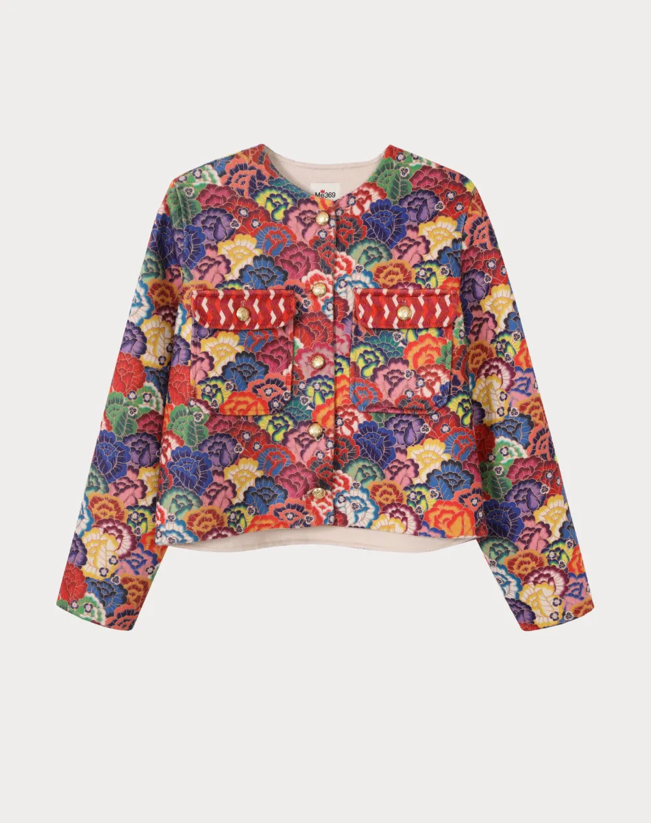 Della Cropped Twisted Love Jacket