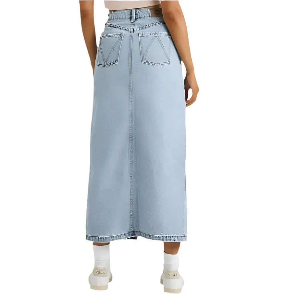 Denim Midi Skirt- Womens