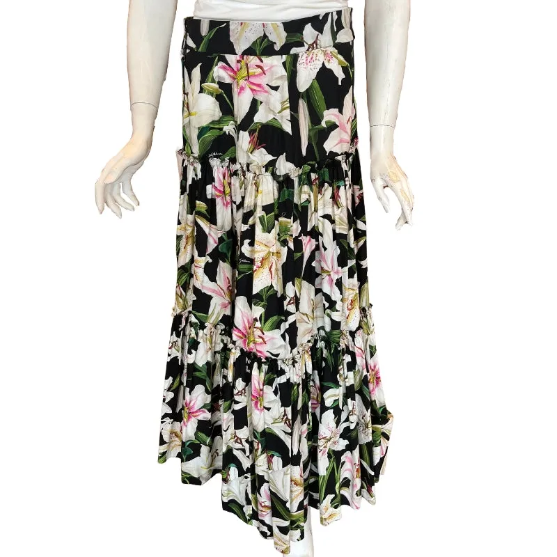 Dolce and Gabbana Floral Maxi Skirt